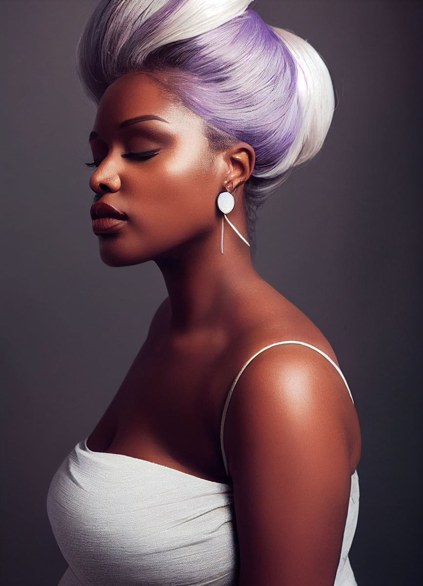 Портрет темнокожей женщины