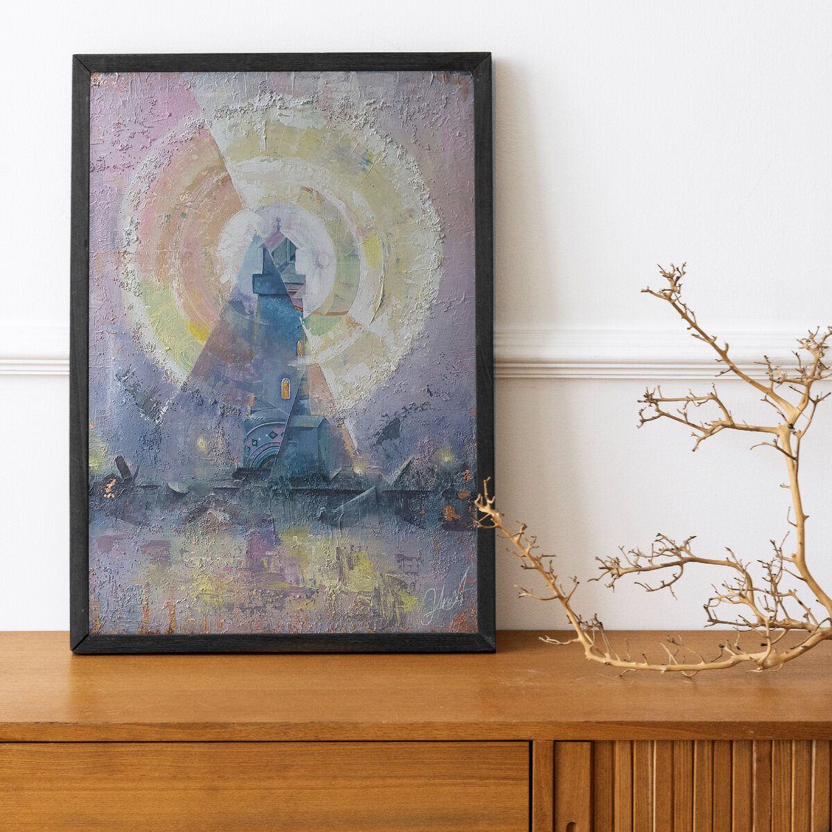 «Маяк» холст на подрамнике, акрил, 2020 г.