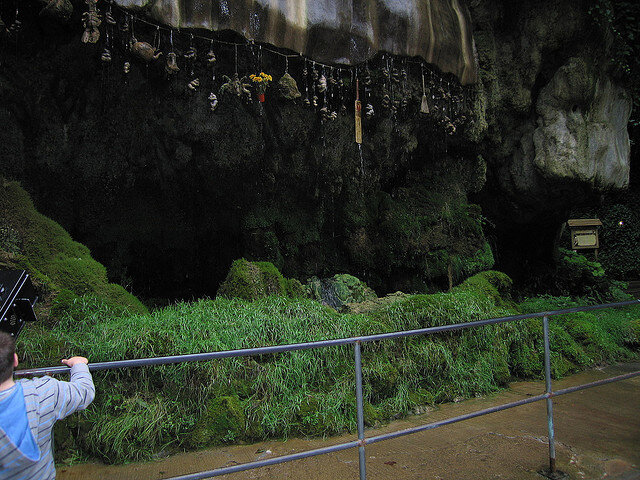 Этот волшебный водопад превращает в камень все, что к нему прикасается