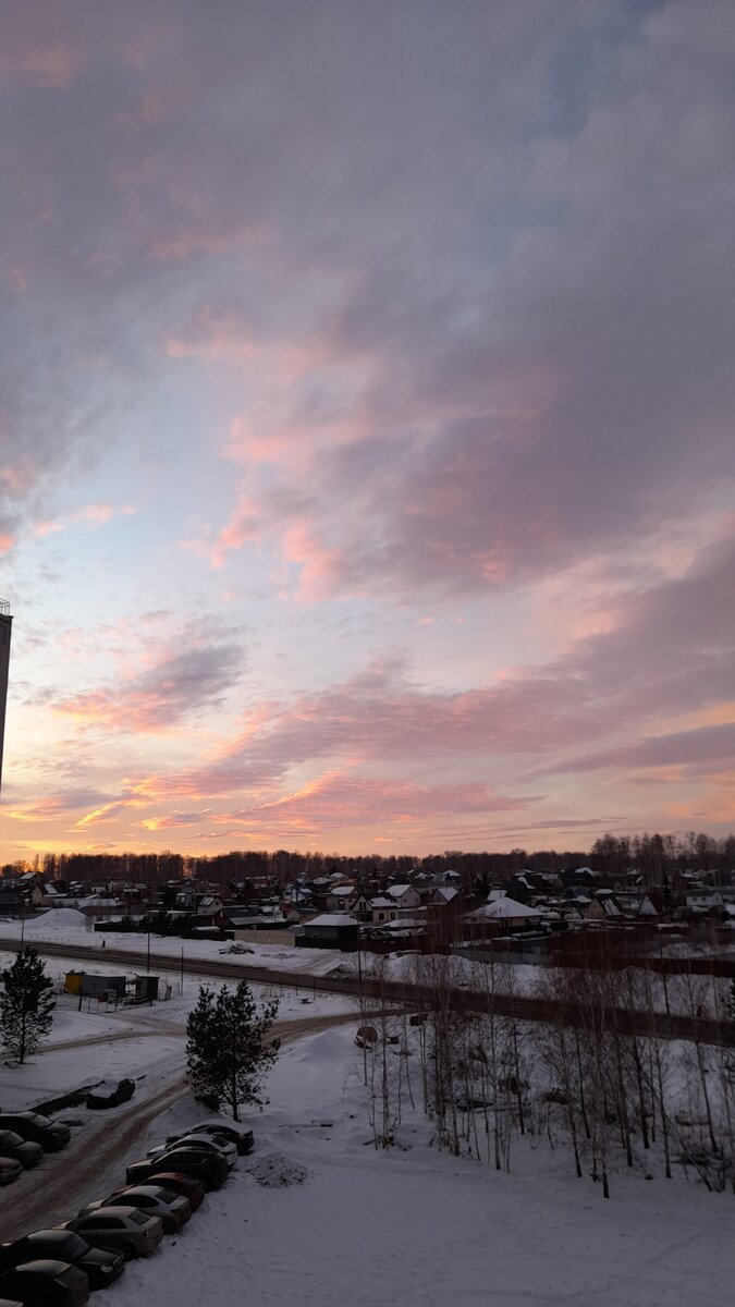 "Доброе утро, мир! Ты прекрасен!"  На фото закат)Фото автора
