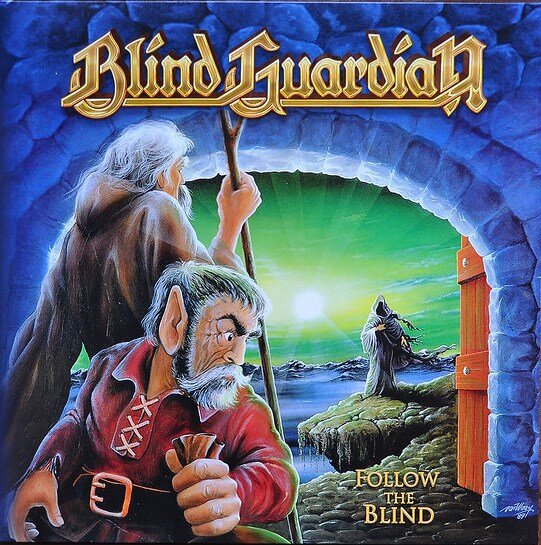 Обложка альбома Blind Guardian "Follow The Blind"