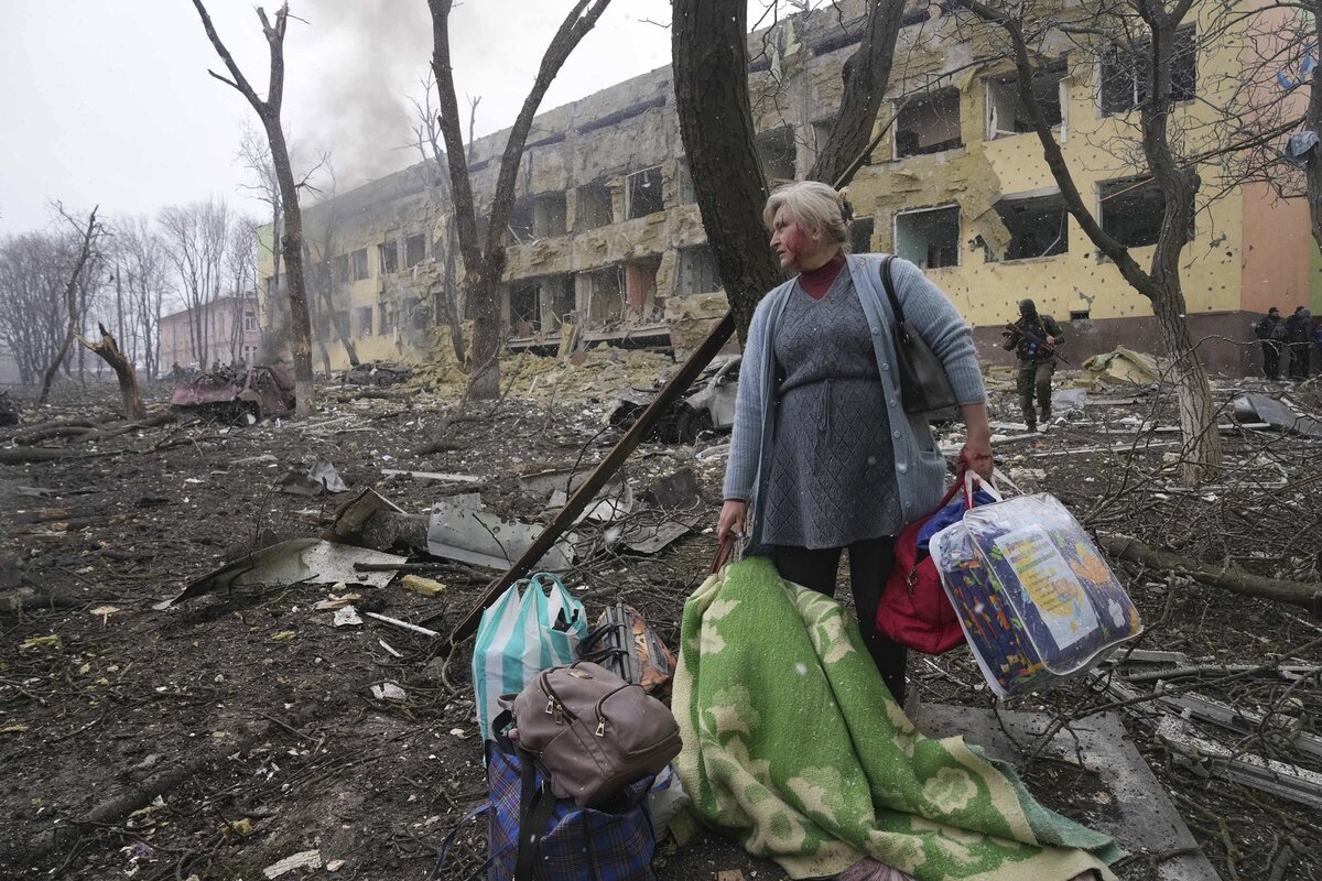 Бомбежка детской больницы в киеве