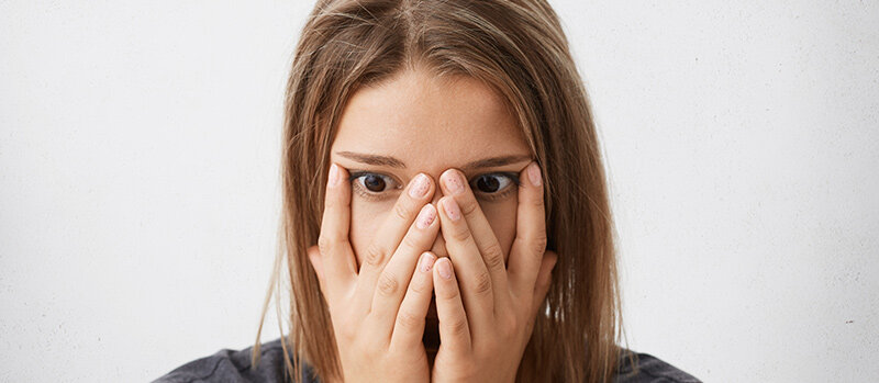 Типичная реакция человека, уронившего сало