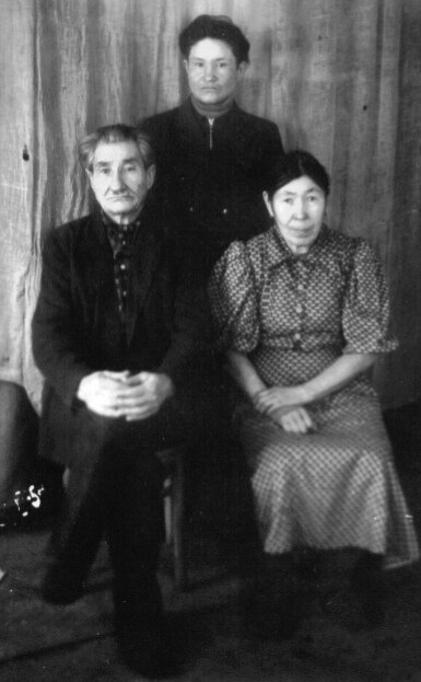 Кукоев Тимофей Ильич с родителями