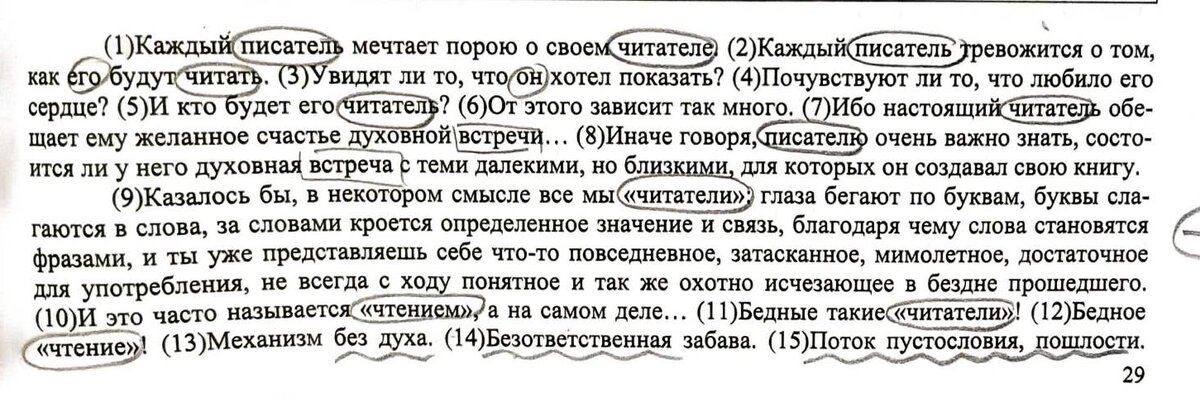 Начало текста И.А. Ильина из сборника "Сдай ЕГЭ на все 100!" С.Ю. Ивановой и Е.В. Еричевой. 