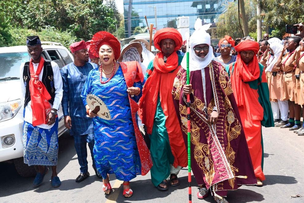 Нигерийцы на похоронах