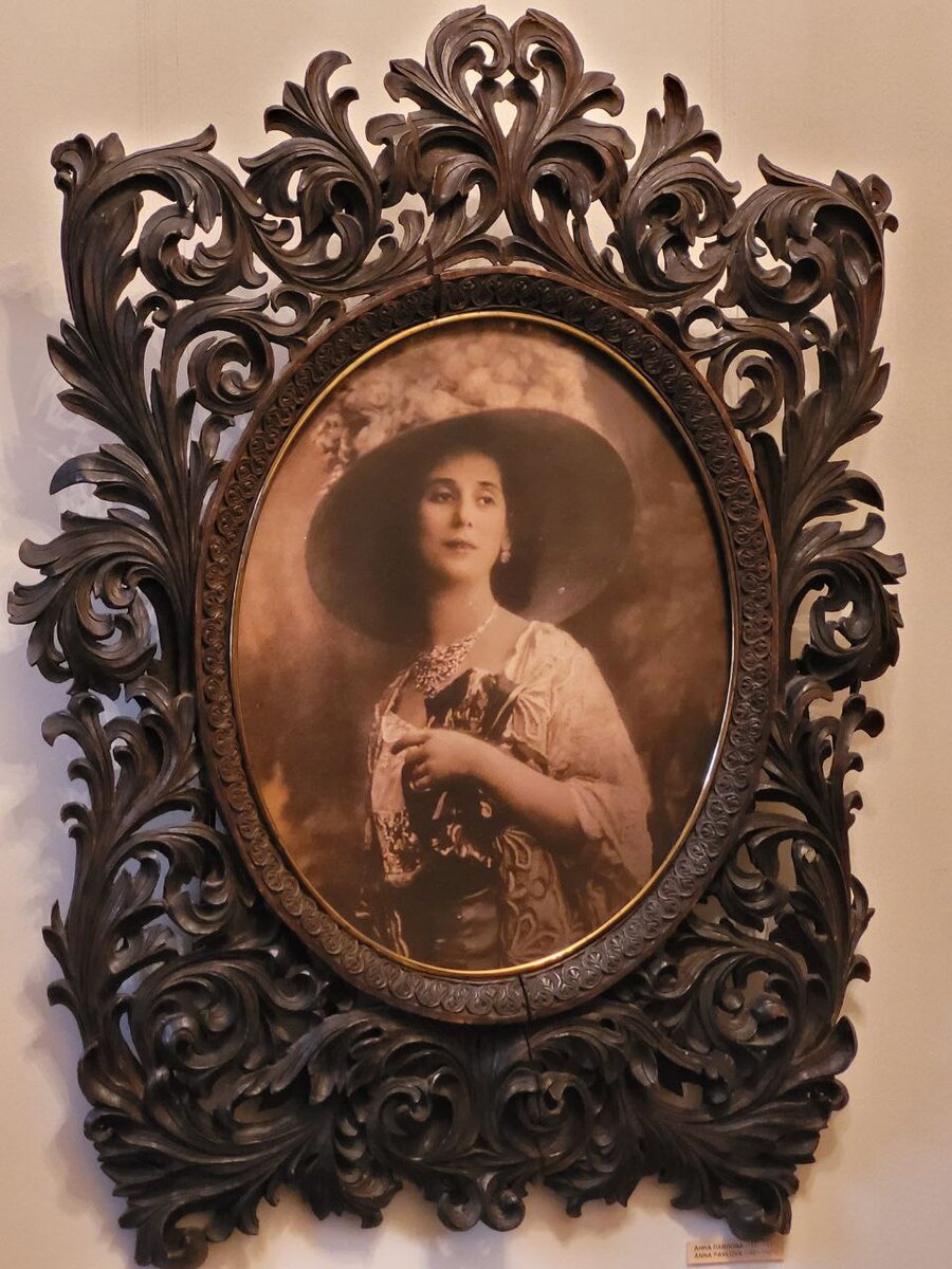 Портрет Анны Павловой. Находится в квартире-музее Самойловых