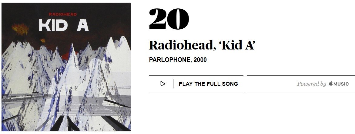 Radiohead, ‘Kid A’