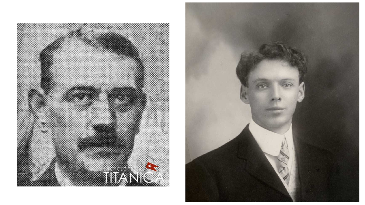 Джон Сэдж и его старший сын Джордж. Источник: Encyclopedia Titanica