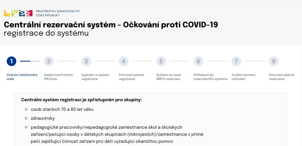 Сайт для регистрации на вакцинацию