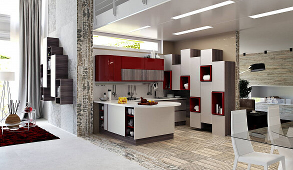 Кухня  ГАЛА ALVIC от фабрики Анонс 