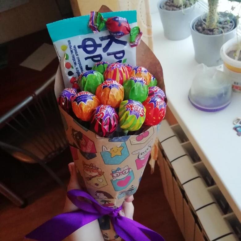 Поделка из большого Чупа чупса
