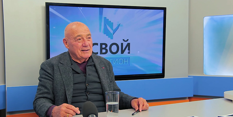 Владимир Познер в Северодвинске. Встреча с журналистами. 2017 год. Фото Руслана Куницкаса