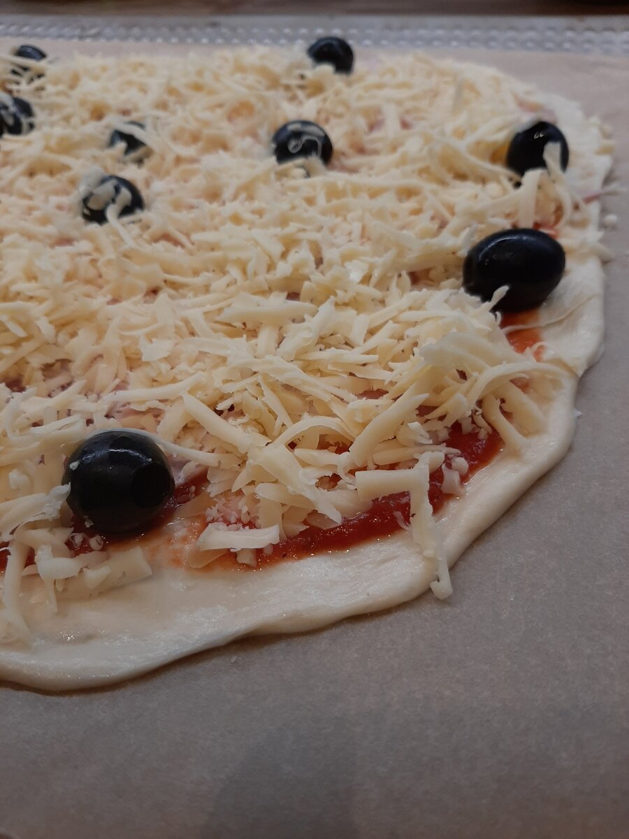 тонкое тесто для пиццы