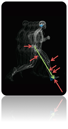 2. Еще одна частая ошибка – выхлест прямой ноги вперед и приземление на пятку.