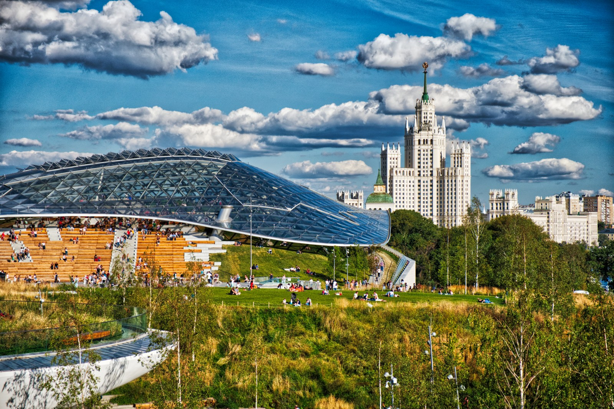 Парк "Зарядье" в Москве