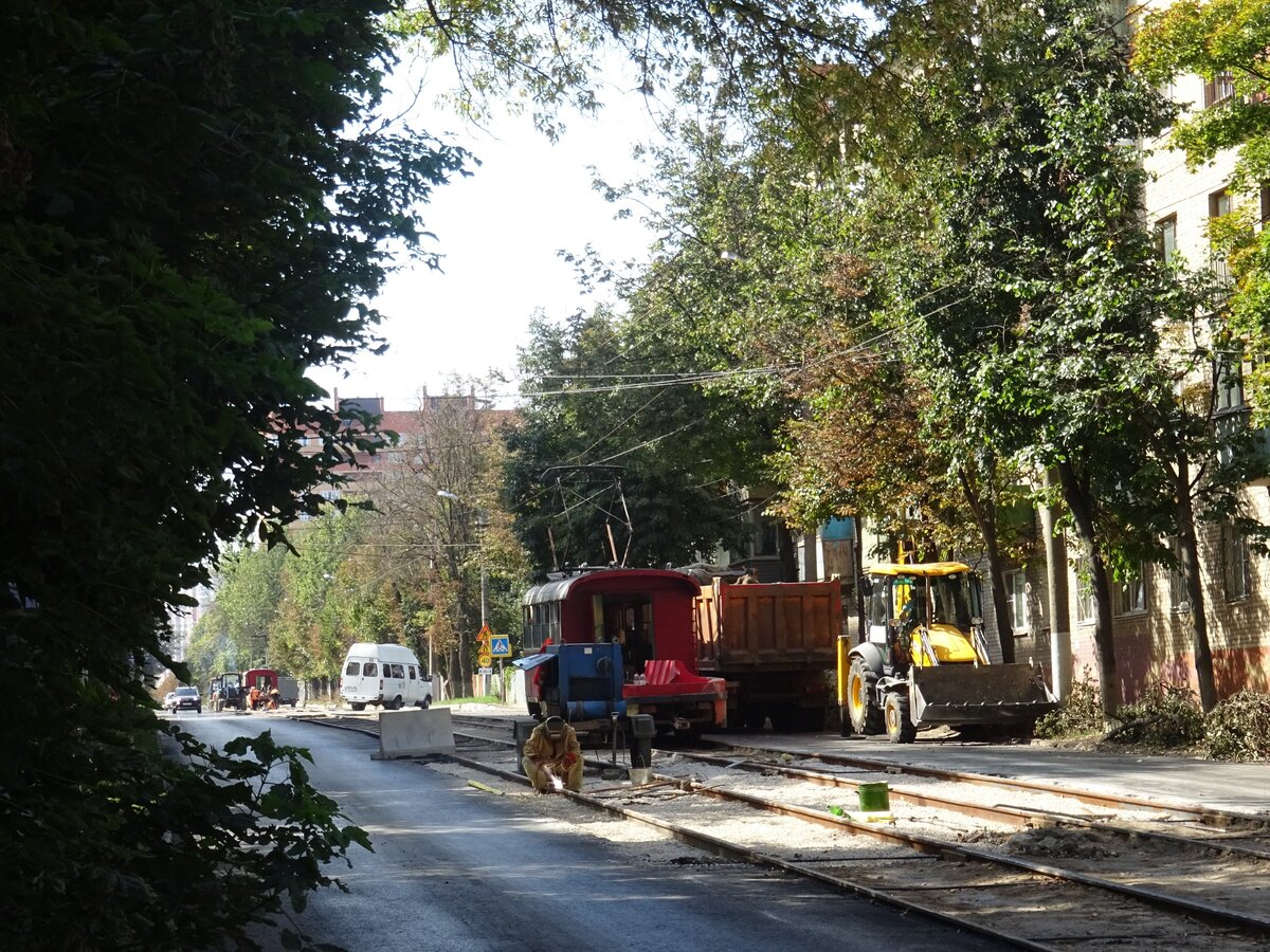 Ремонт дороги в Туле