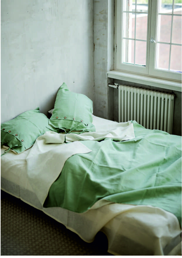 Мята и молоко. 100% вареный лён