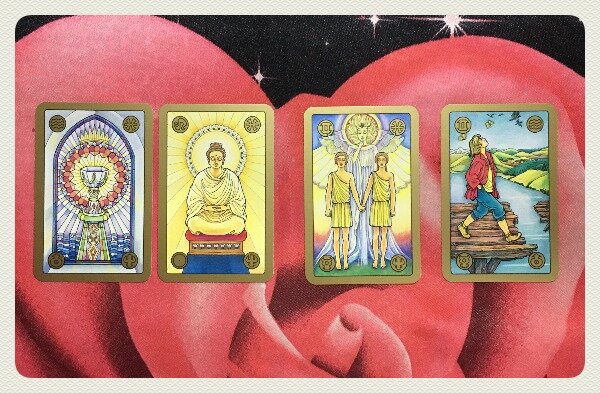 фото автора, сделано в процессе гадания