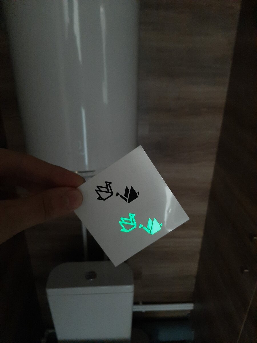 Переводная тату оригами