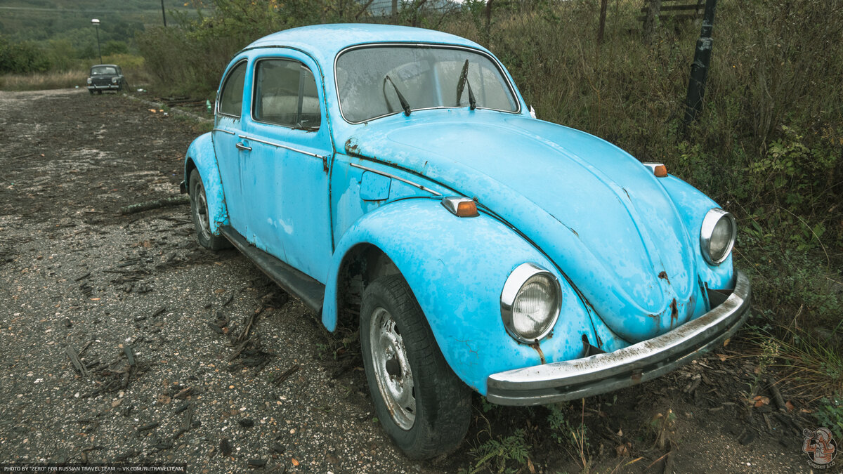 Брошенный Volkswagen Beetle 1972 