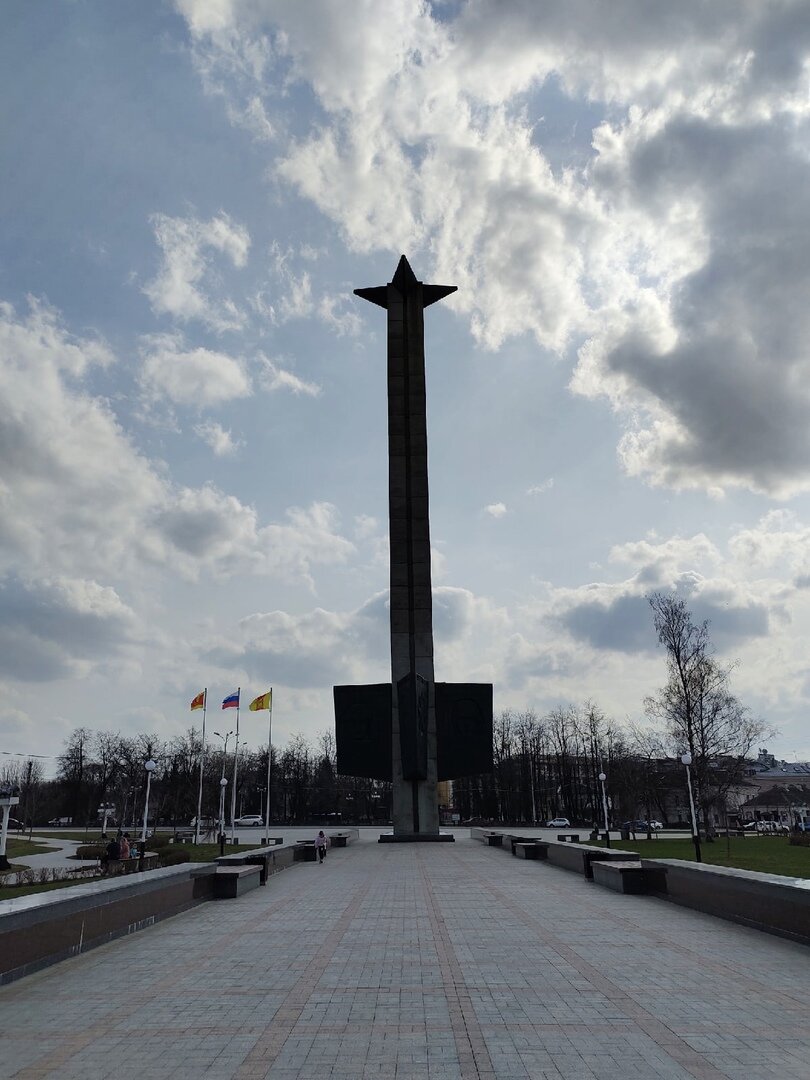 Так выглядит Обелиск Победы.