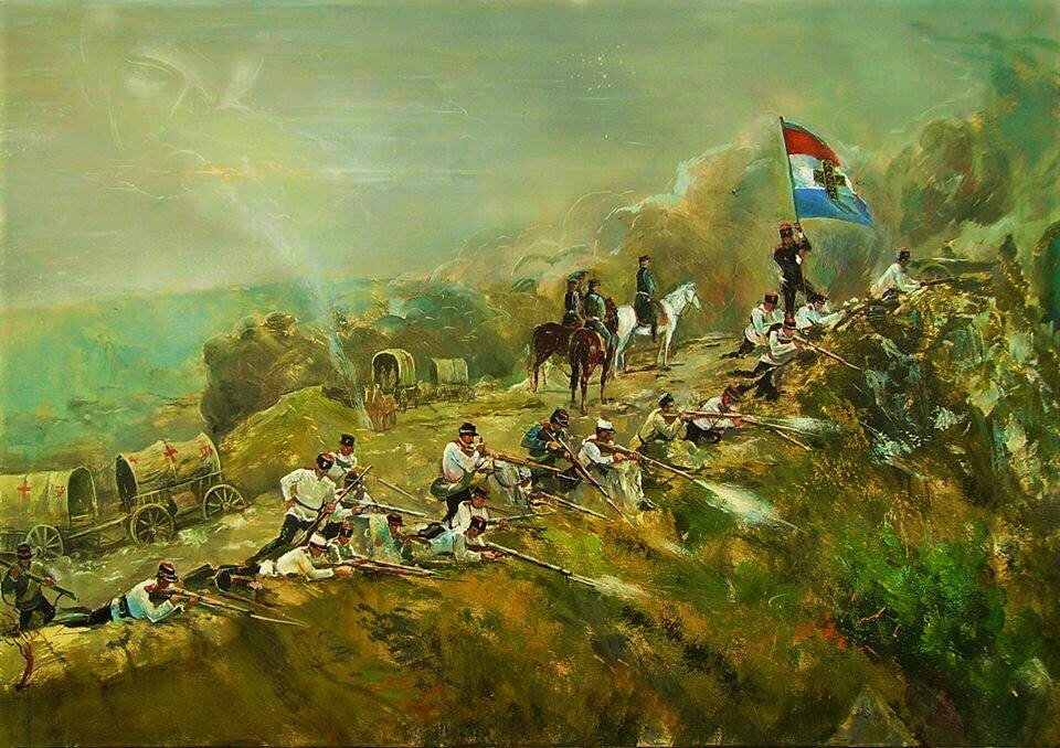 Победа русских в войнах. Оборона Шипки 1877.