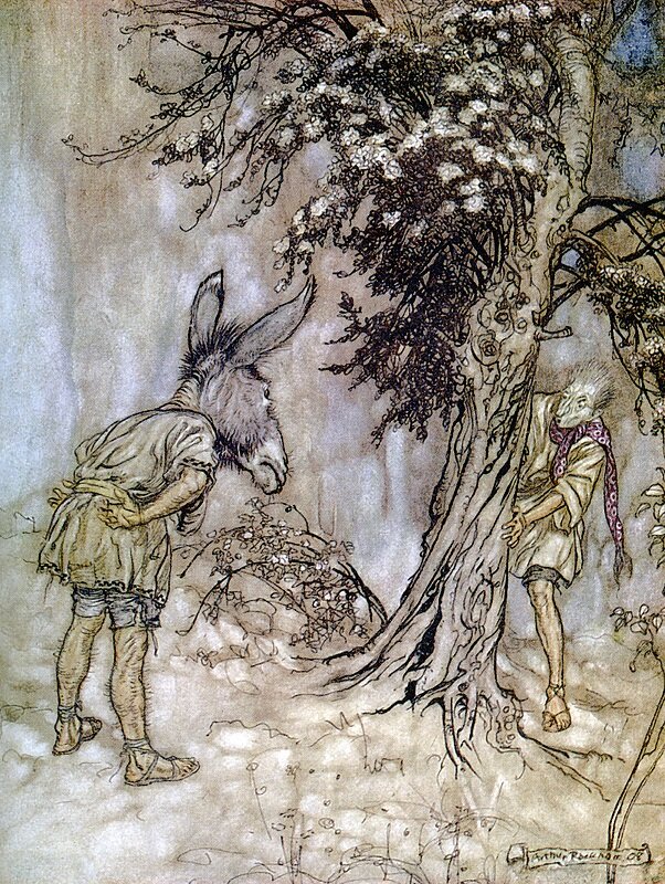 Артур Рэкхем. Иллюстрации к пьесе Шекспира «Сон в летнюю ночь»