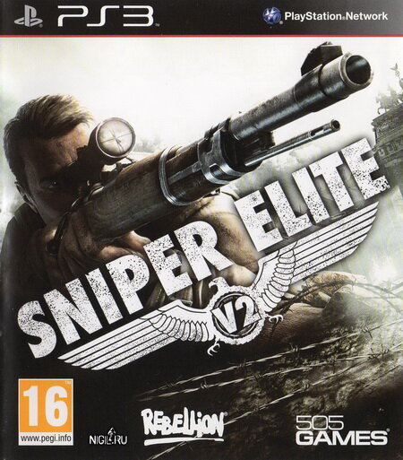 Обложка диска с игрой Sniper Elite v2 для PlayStation 3