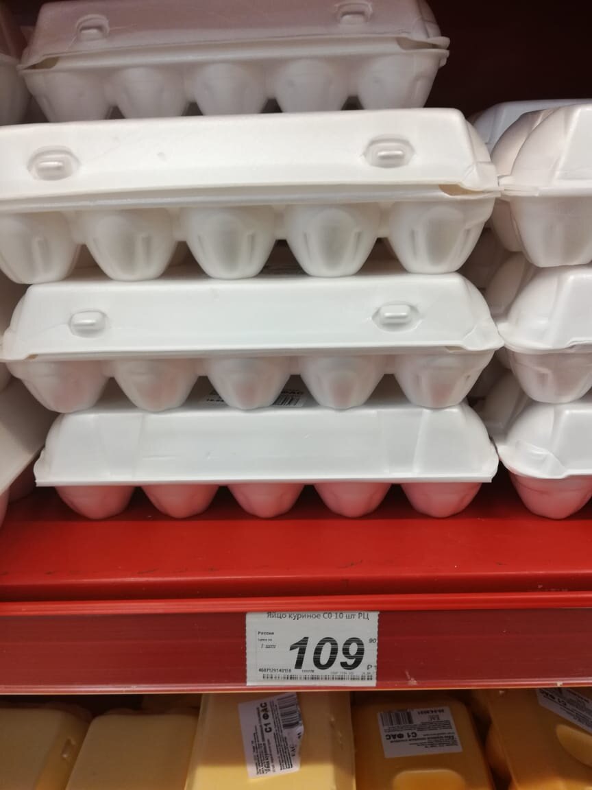 Цены на яйца