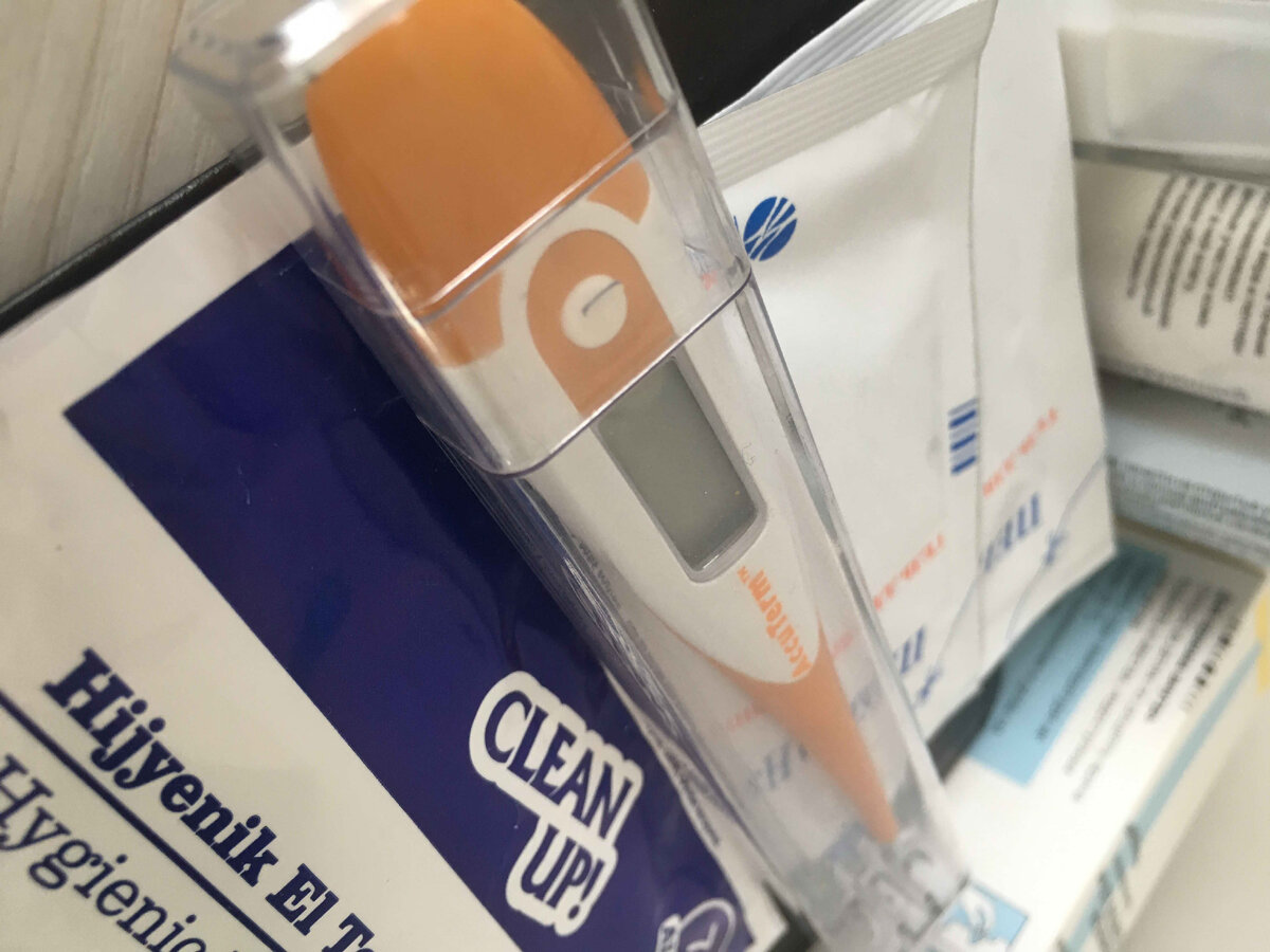 Электронный термометр и спиртовые салфетки - мастхэв путешественника в 2021 г.