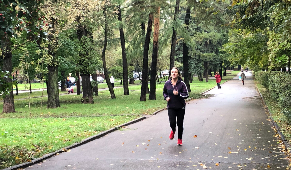 Утренняя пробежка. Фото автора.