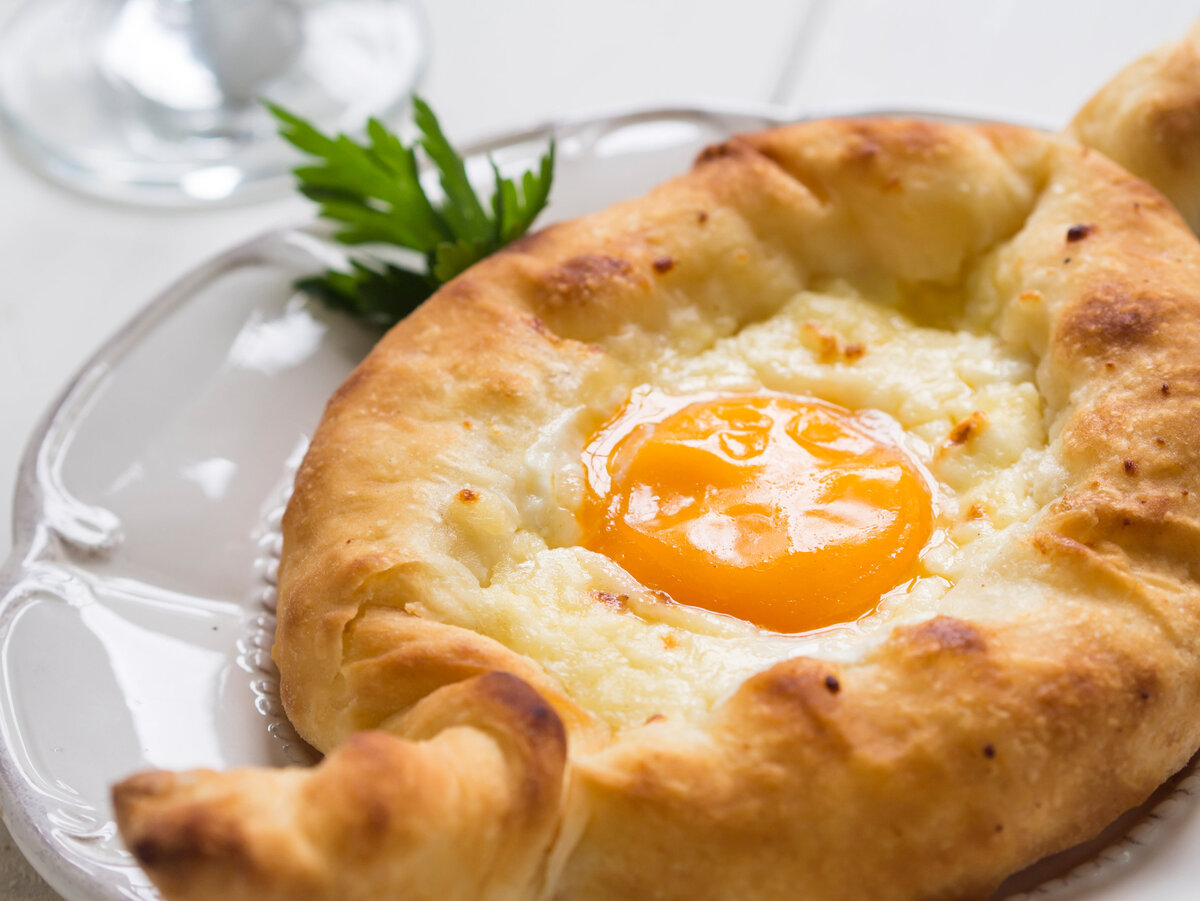 Хачапури с сыром и творогом
