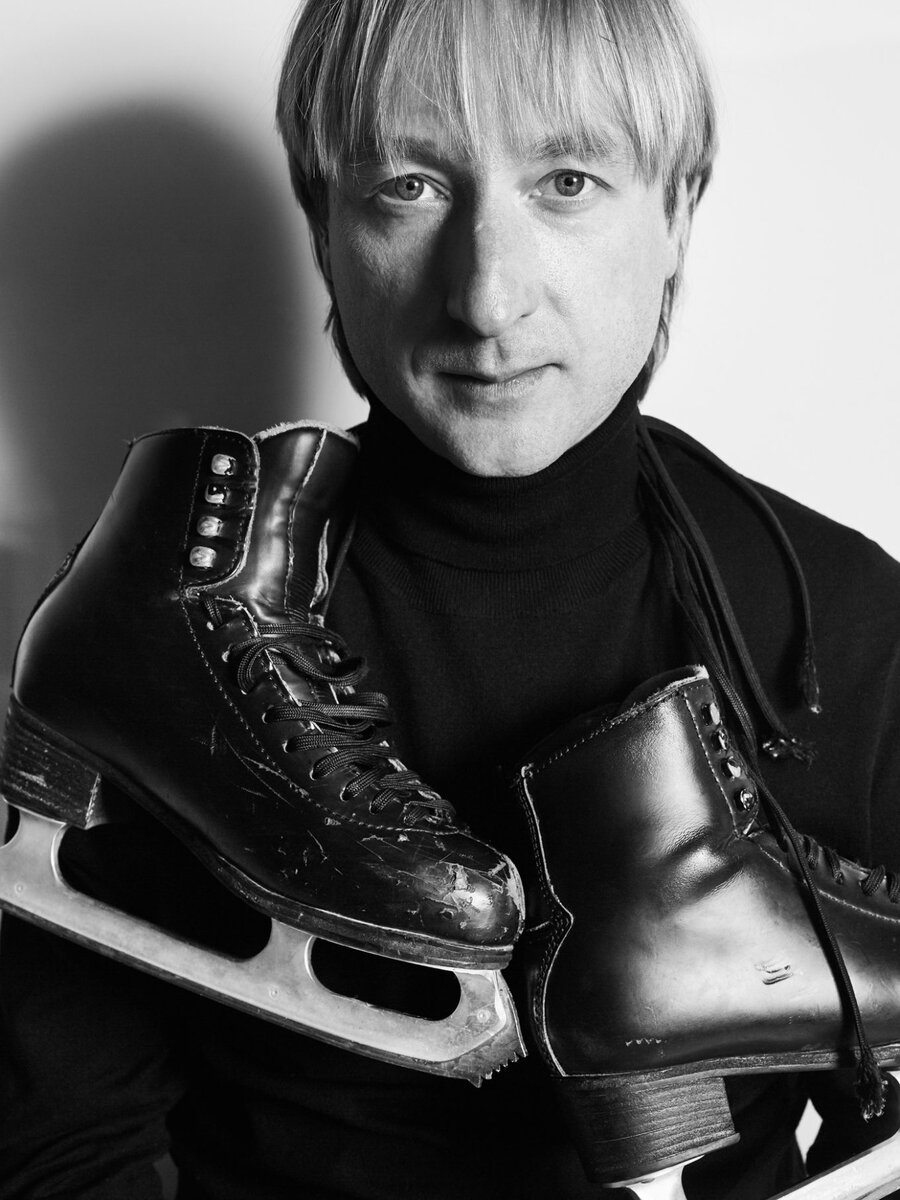 ФИГУРИСТ ЕВГЕНИЙ ПЛЮЩЕНКО. ШЕРСТЯНАЯ ВОДОЛАЗКА, DIOR MEN.