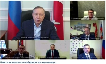 Субботний стрим губернатора Беглова в ВКонтакте