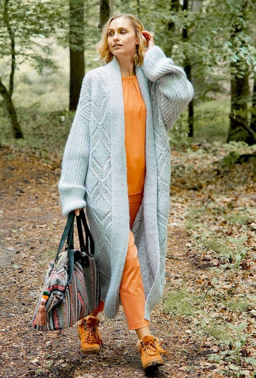 Вязаное пальто спицами. 15 идей для вдохновения. | Модные зимние наряды, Зимняя мода, Осенний стиль