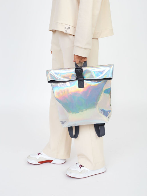 Bansa / Рюкзак Голографический Марси/Рюкзак/Женский/Рюкзак молодежный/Рюкзак школьный/Мальчику/Девочке