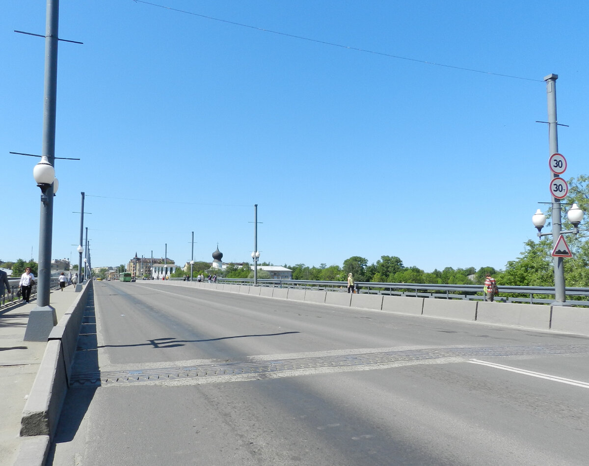 Ольгинский мост в Пскове 