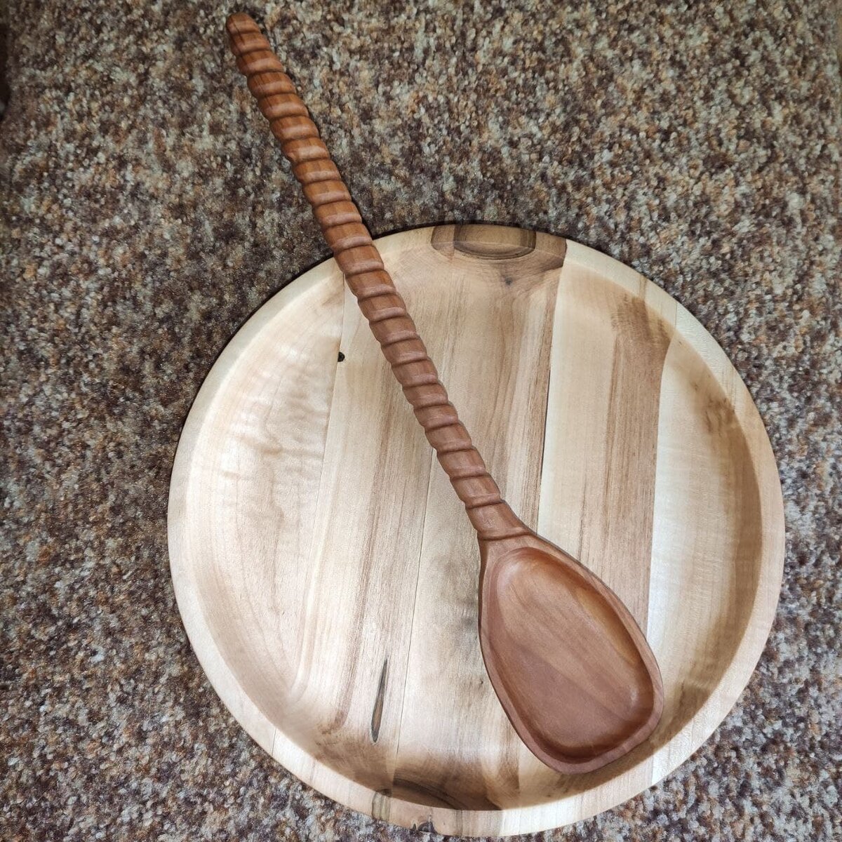 Деревянная ложка-лопатка