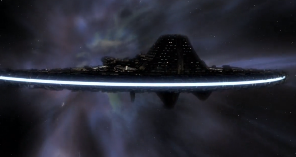 обработанный скриншот из сериала Звёздные врата: Вселенная