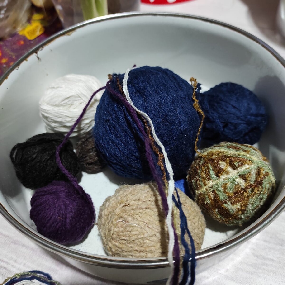 буду использовать остатки пряжи