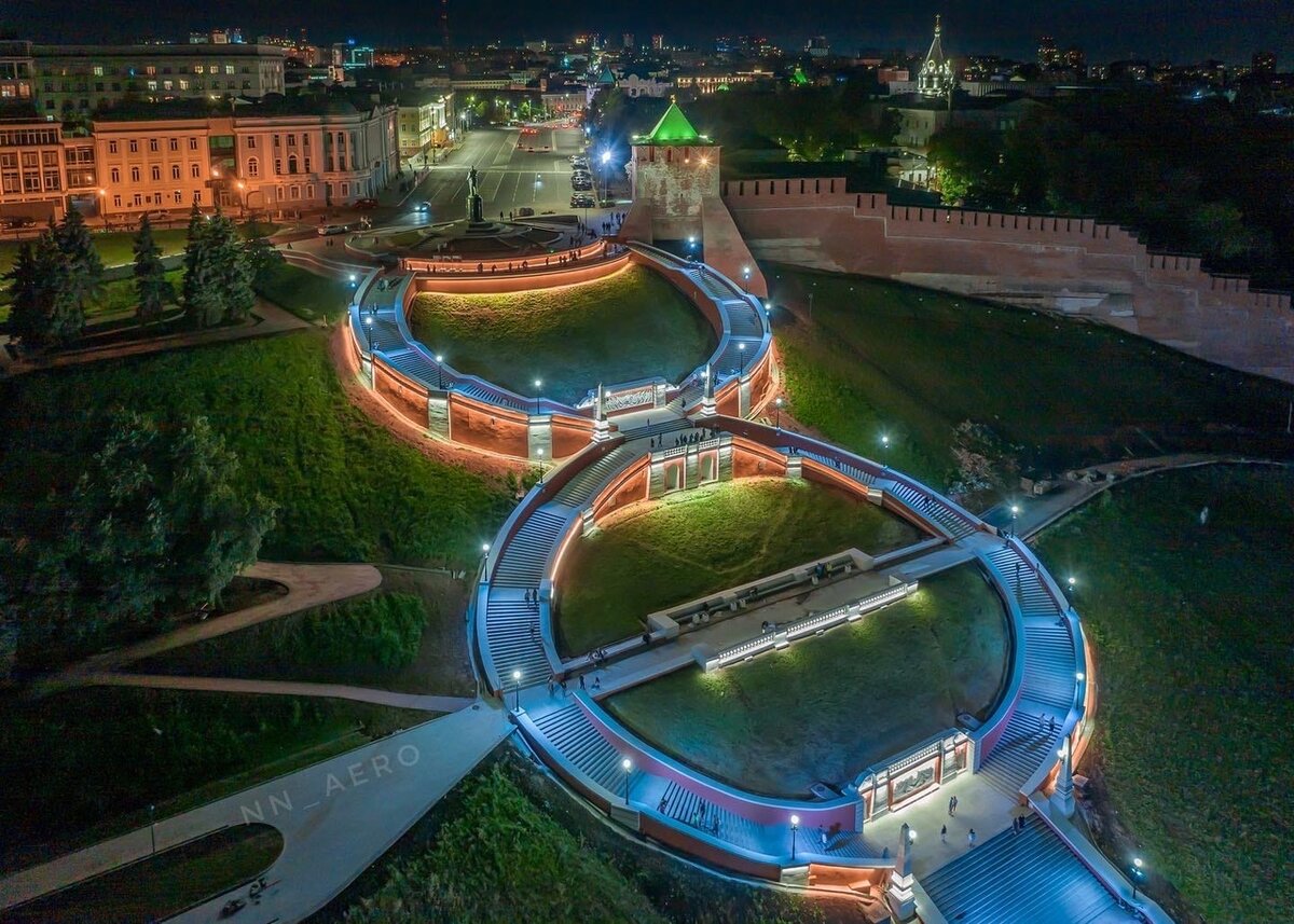 достопримечательности нижнего новгорода чкаловская лестница