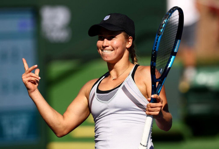 Юлия Путинцева. Фото: BNP Paribas Open©️
