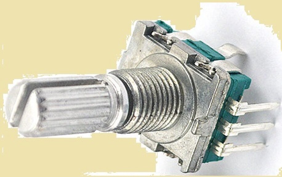 Многофункциональный валкодер с вращением на 360 градусов и кнопкой