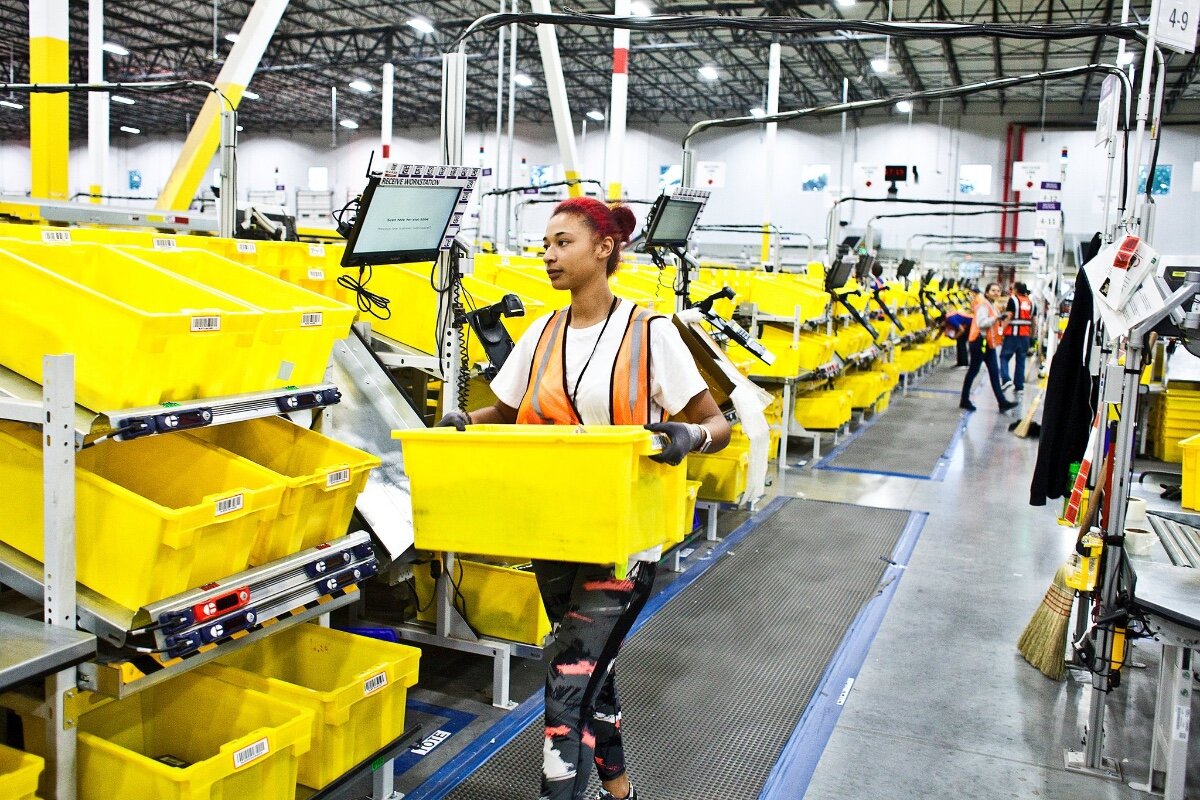 Живые роботы Amazon