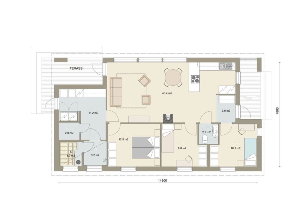 Расположение комнат