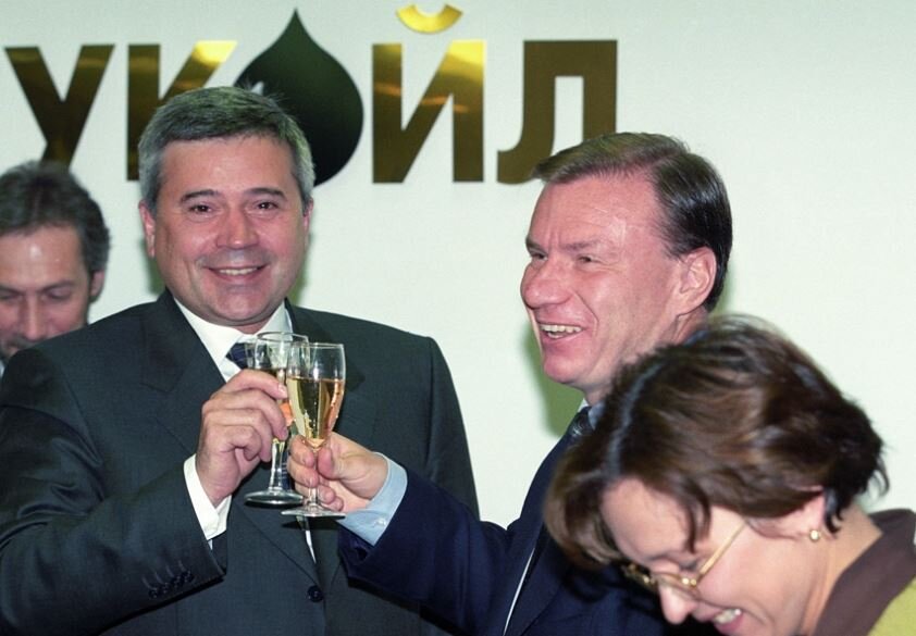 Алекперов и Потанин (иллюстрация из открытых источников)