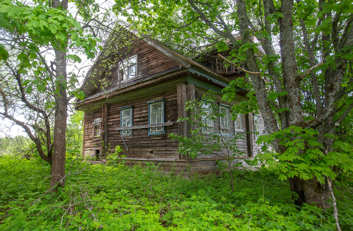 "Дом с арабесками". Петрово, Кувшиновский район, Тверская область. Фото автора статьи 