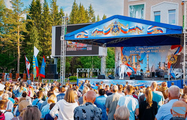 Творческая группа ЦОК ВКС поздравила коллектив космодрома Плесецк с 65-летием