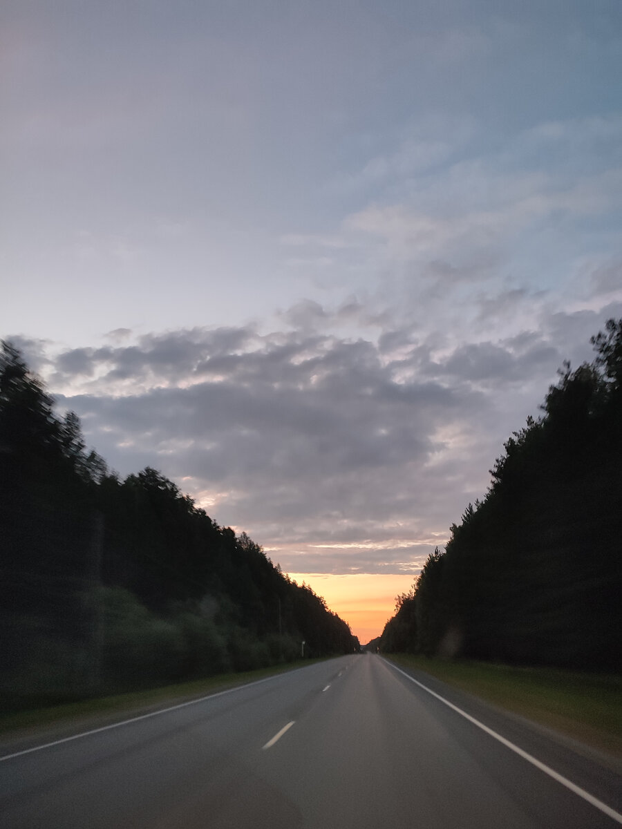 Дорога домой, последняя ночь в пути